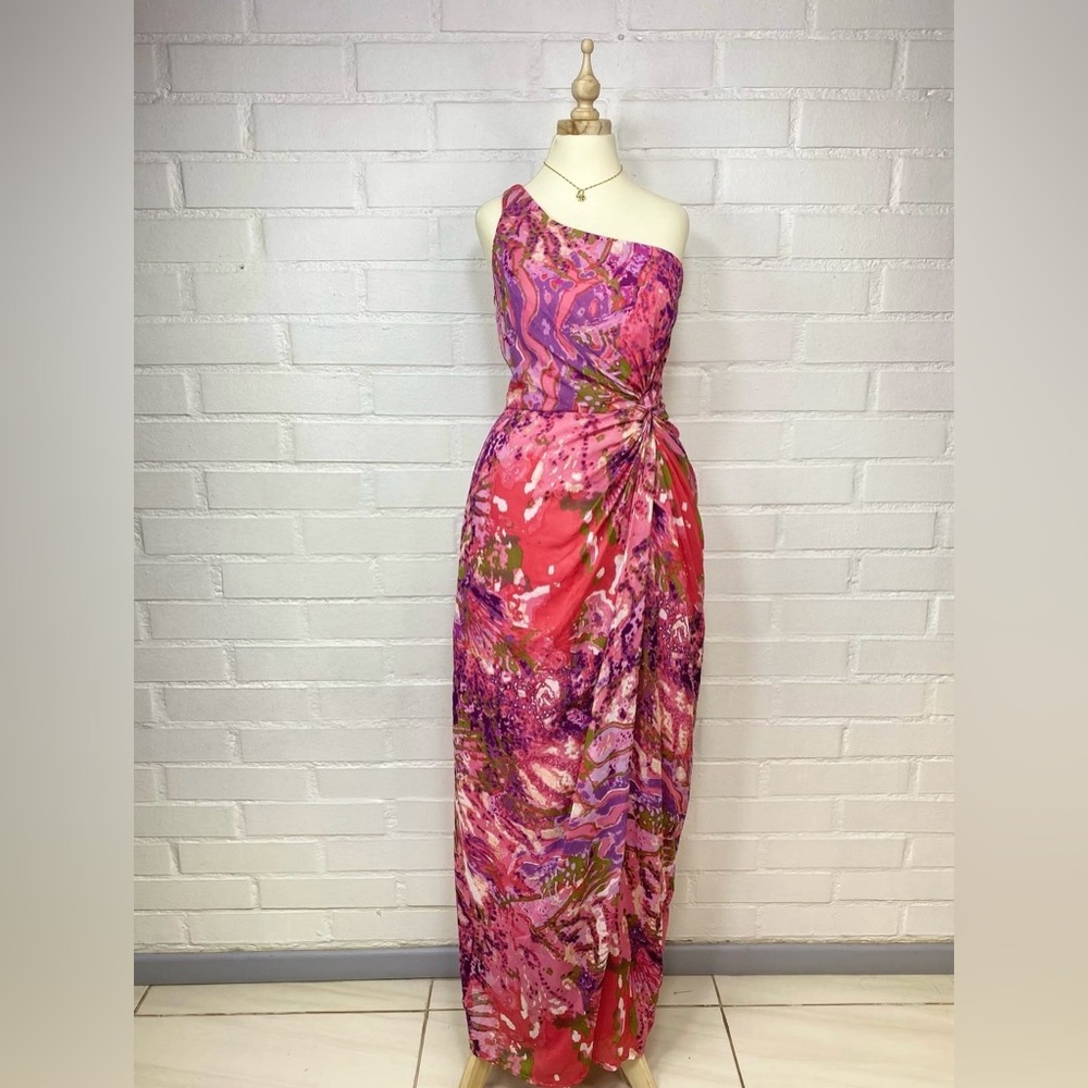 ADRIANNA PAPELL Multicolor Maxi Dress - Picture 11 of 12